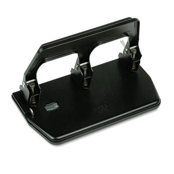 Master® 40-sheet Heavy-duty Three-hole Punch With Gel Padded Handle, 9-32" Holes, Black freeshipping - TVN Wholesale